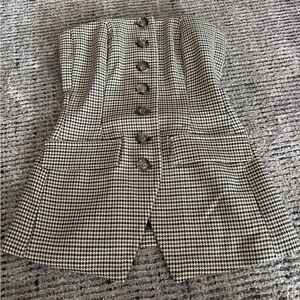 Favorite Daughter Houndstooth Bustier